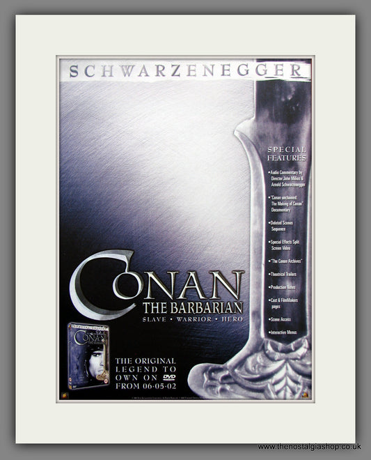 Conan The Barbarian. 2002 Original Advert (ref AD54776)
