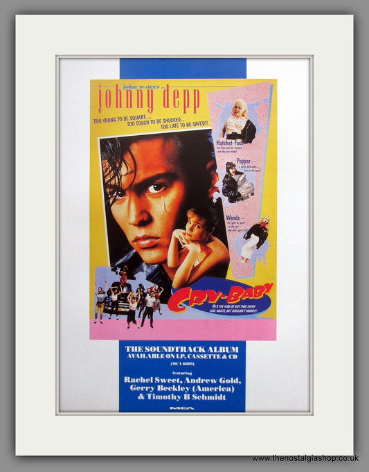 Cry Baby. 1990 Original Advert (ref AD54782)