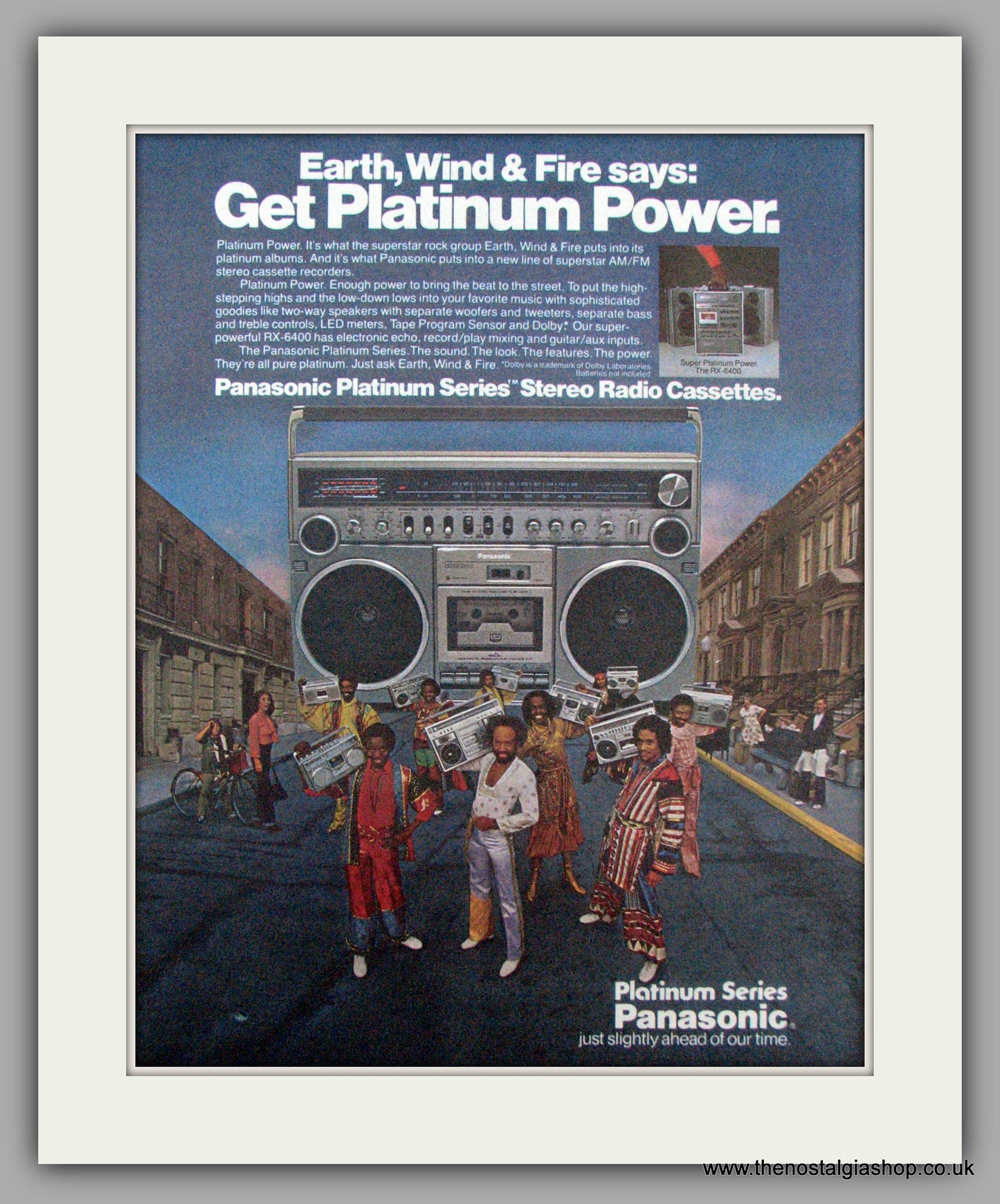 Panasonic Platinum Stereo Radio Cassettes. Original Advert 1980 (ref AD9482)