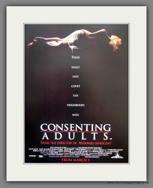 Consenting Adults. 1993 Original Advert (ref AD54790)