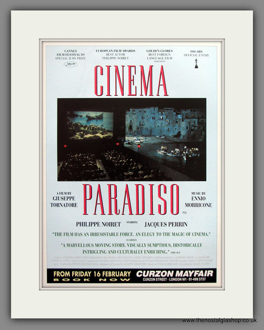 Cinema Paradiso. 1990 Original Advert (ref AD54791)