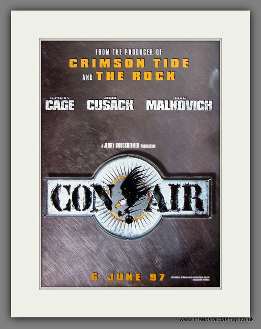 Con Air. 1997 Original Advert (ref AD54797)