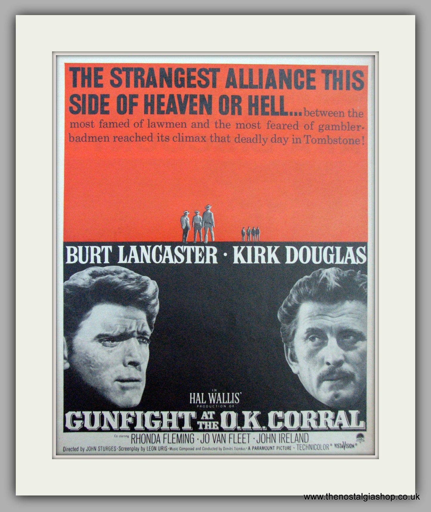 Gunfight At The O.K. Corral.  Vintage Advert 1957 (ref AD9491)