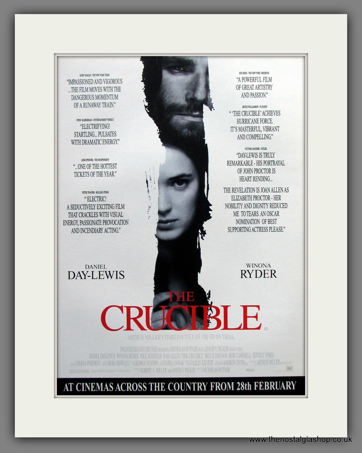 The Crucible. 1997 Original Advert (ref AD54824)