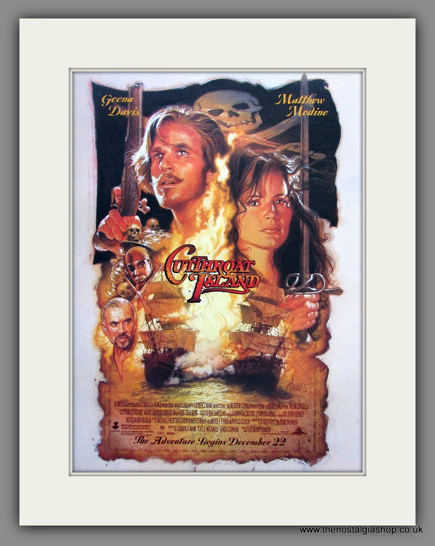 Cut Throat Island. 1996 Original Advert (ref AD54825)