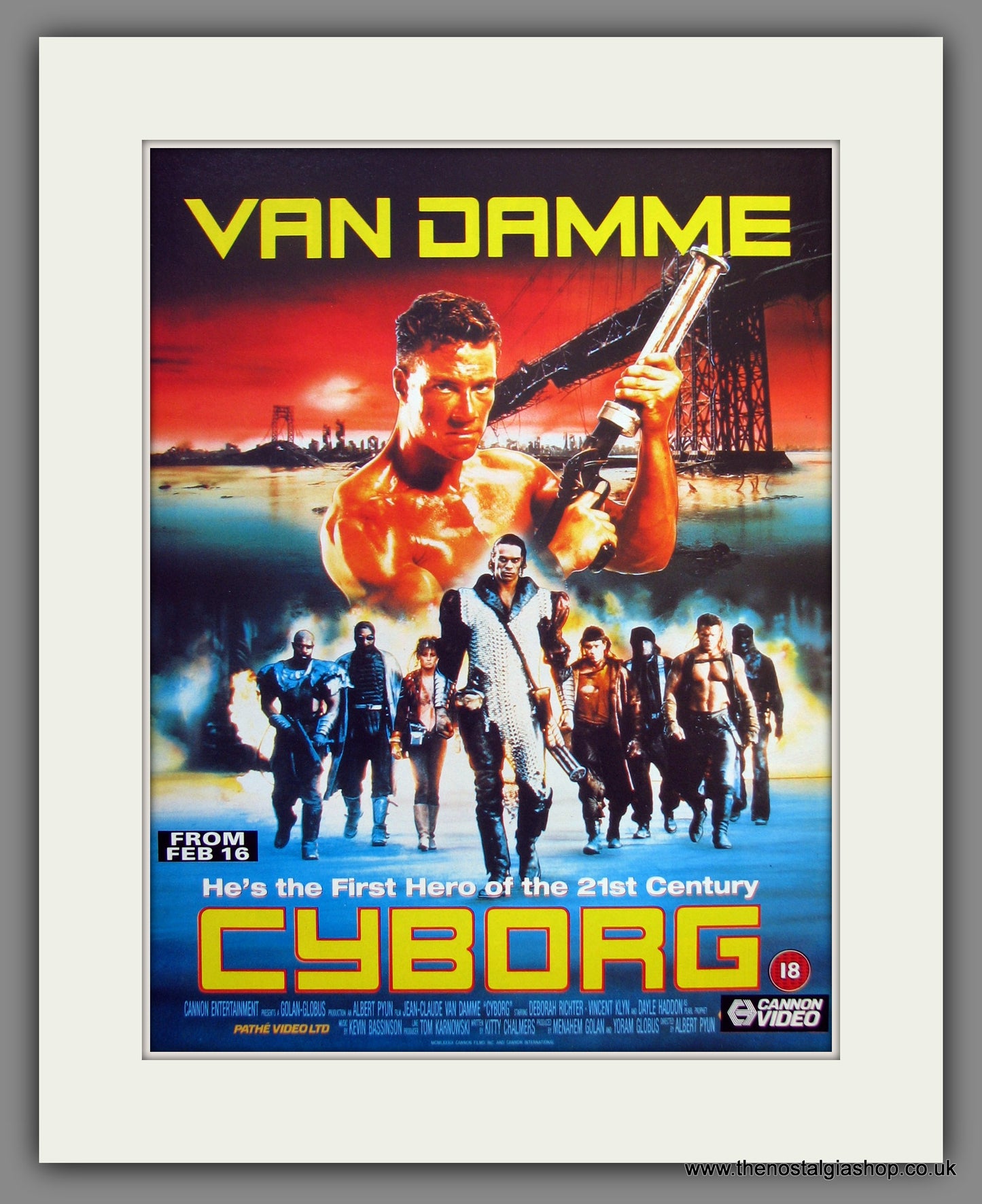 Cyborg. 1990 Original Advert (ref AD54828)