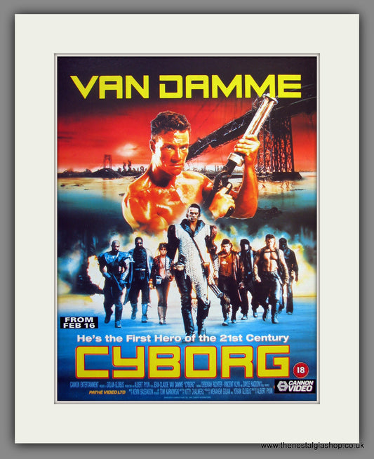 Cyborg. 1990 Original Advert (ref AD54828)