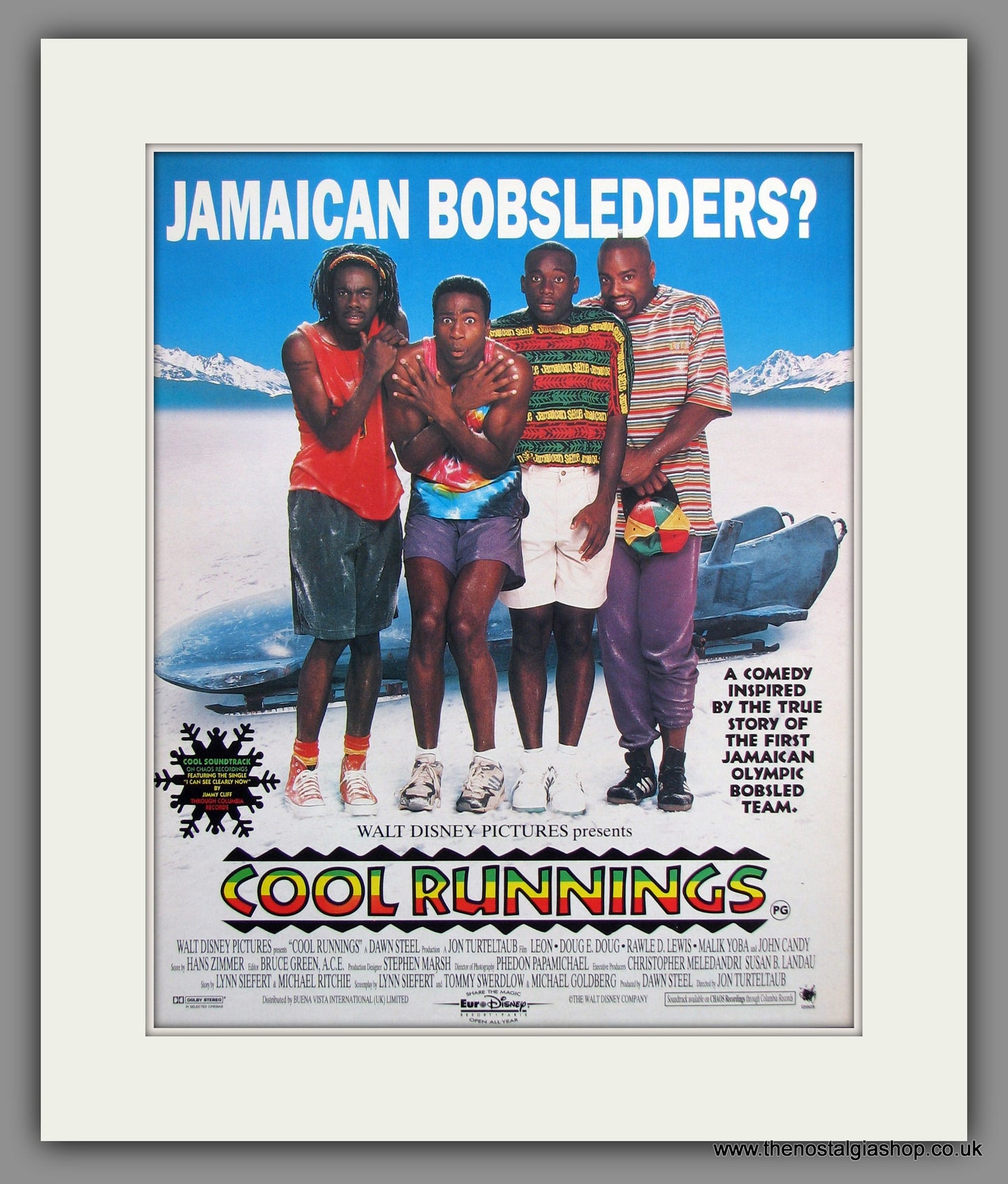 Cool Runnings Walt Disney. 1994 Original Advert (ref AD54838)