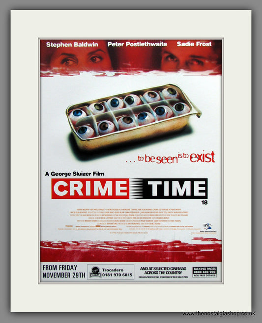 Crime Time. 1996 Original Advert (ref AD54839)