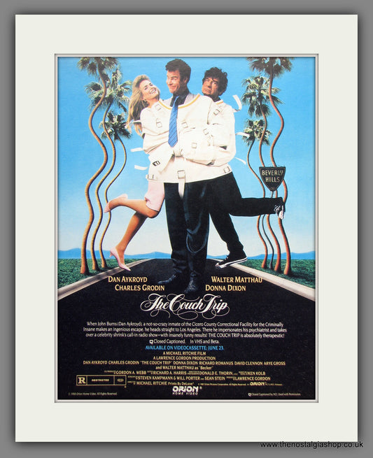 The Couch Trip. 1988 Original Advert (ref AD54842)