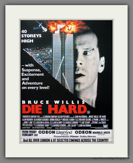 Die Hard. 1990 Original Advert (ref AD54856)