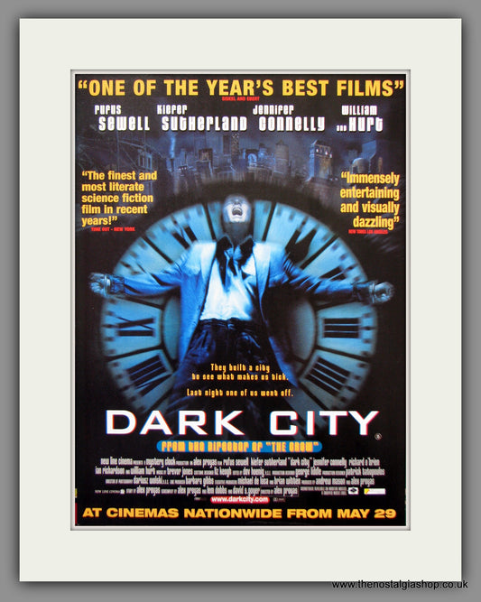 Dark City. 1998 Original Advert (ref AD54860)