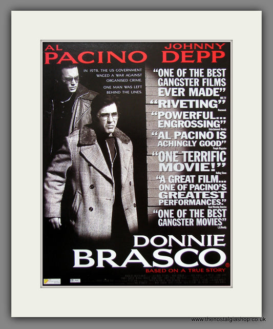 Donnie Brasco. 1997 Original Advert (ref AD54861)