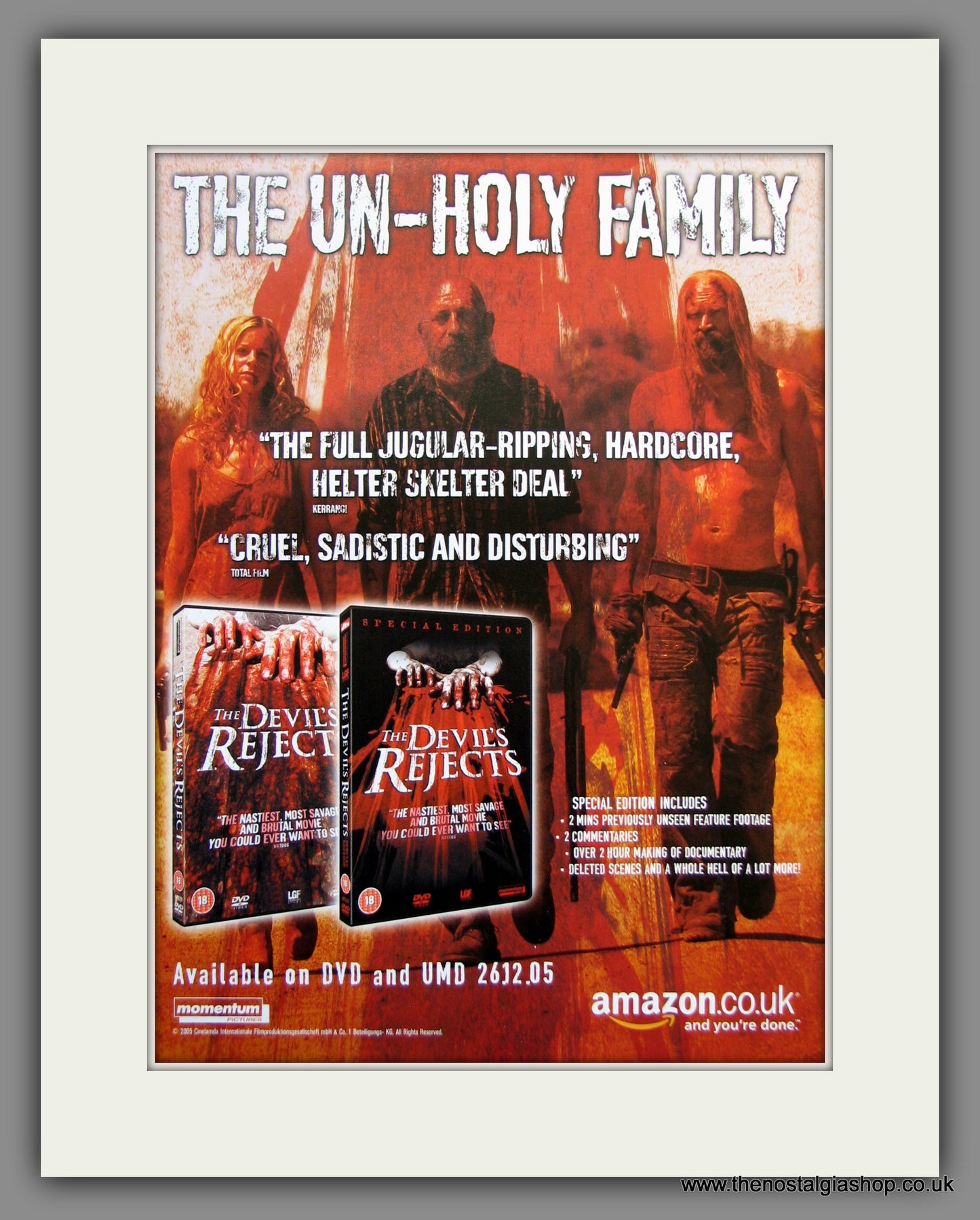 The Devil's Rejects. 2005 Original Advert (ref AD54871)