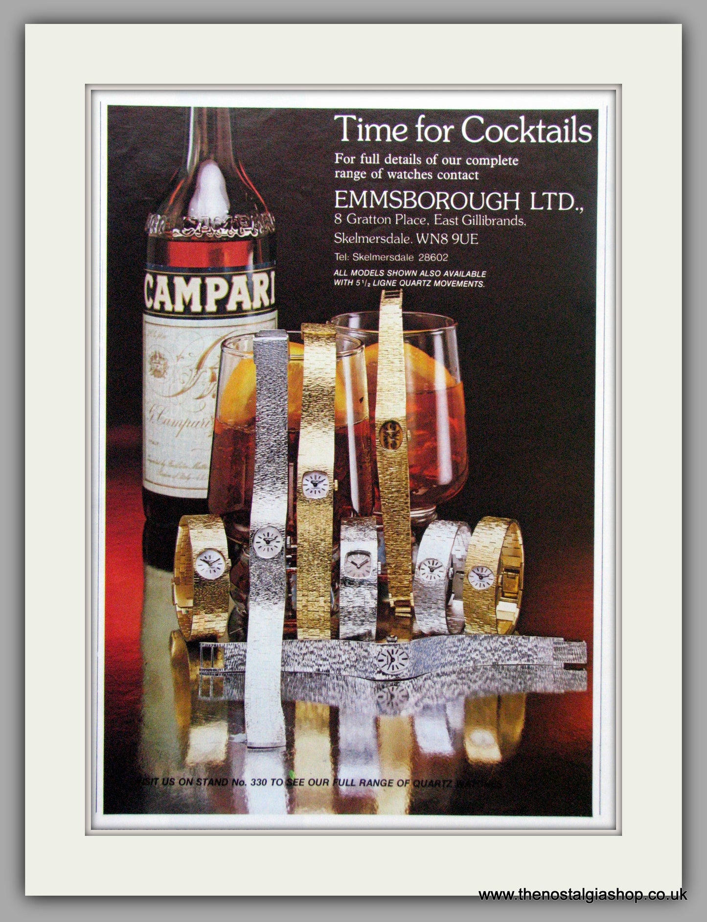 Emmsborough Ltd Watches. Original Advert 1979.  (ref AD7684)