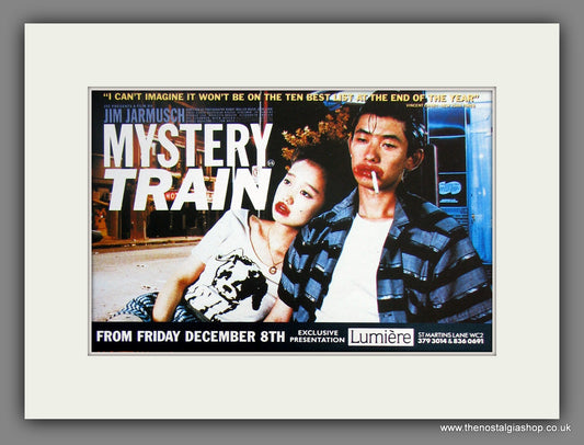 Mystery Train. 1989 Original Film Advert (ref AD55429)