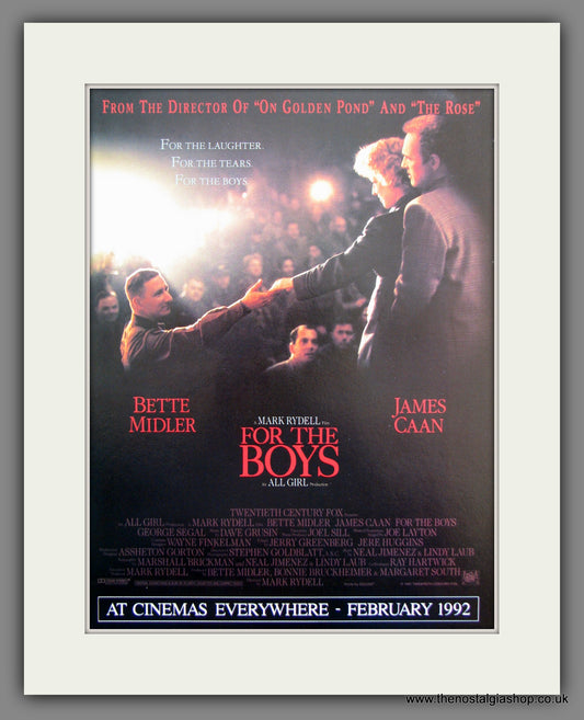 For The Boys. 1992 Original Film Advert (ref AD55438)