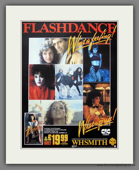 Flashdance 1982 Original Advert (ref AD54892)