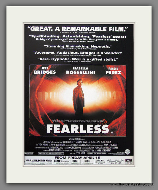 Fearless. 1994 Original Advert (ref AD54894)