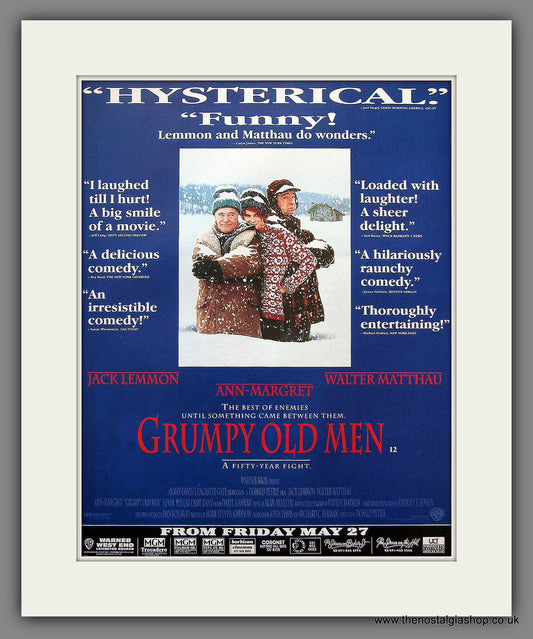 Grumpy Old Men. 1994 Original Advert (ref AD54899)