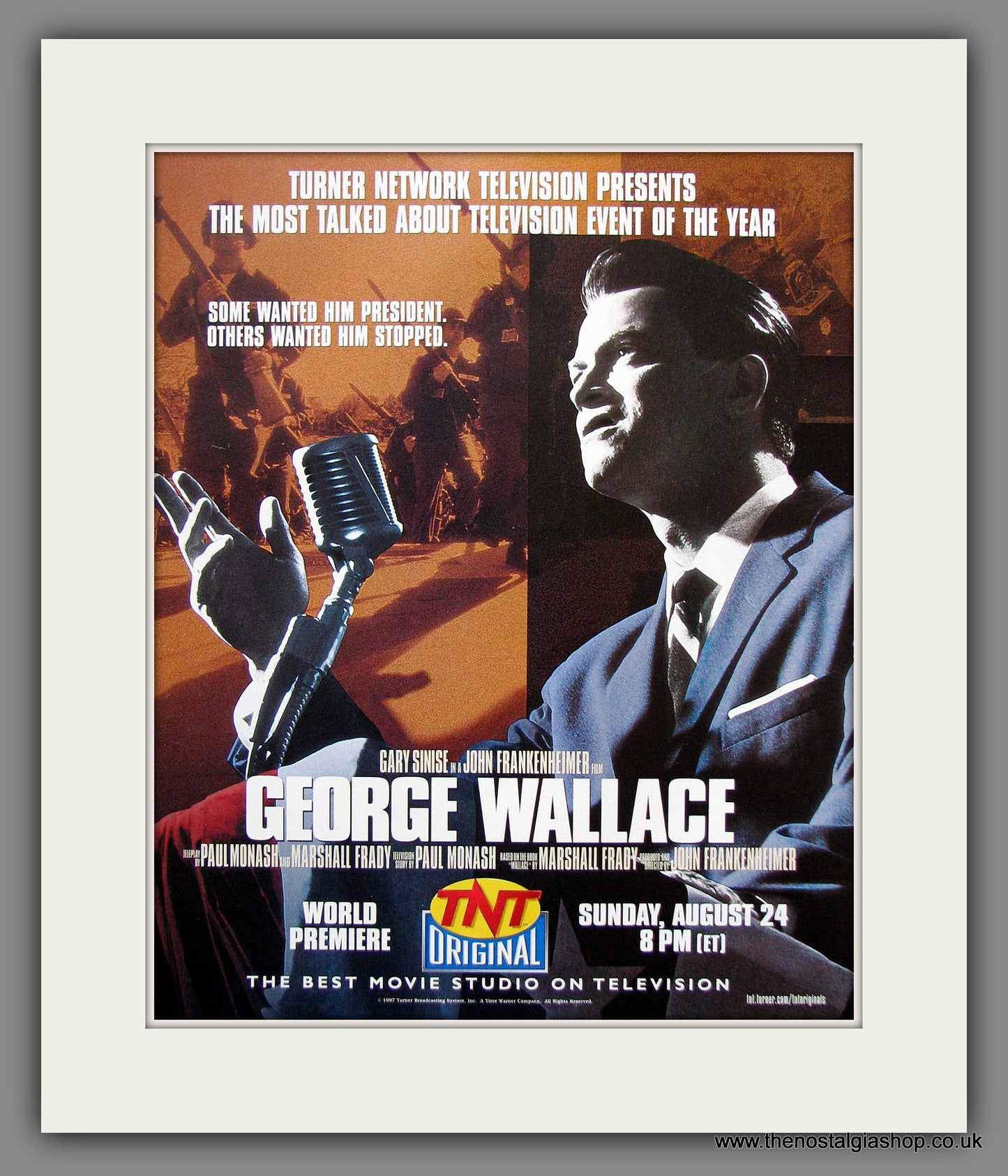 George Wallace. 1997 Original Advert (ref AD54904)