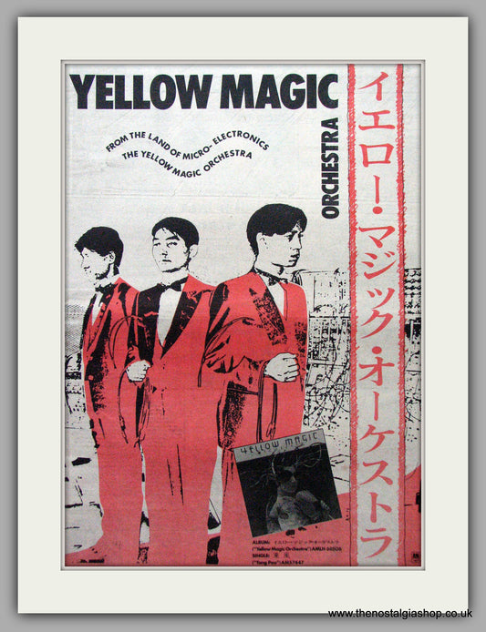 Yellow Magic Orchestra. Music To Compute By. Vintage Advert 1979 (ref AD9530)