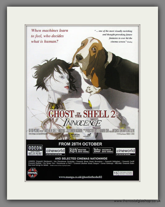 Ghost In The Shell 2. 2006 Original Advert (ref AD54912)