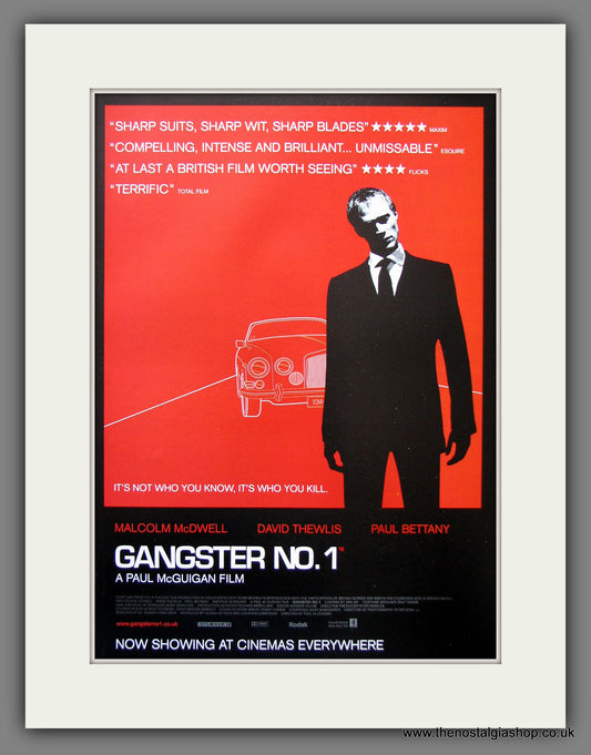Gangster No: 1.  2000 Original Advert (ref AD54914)