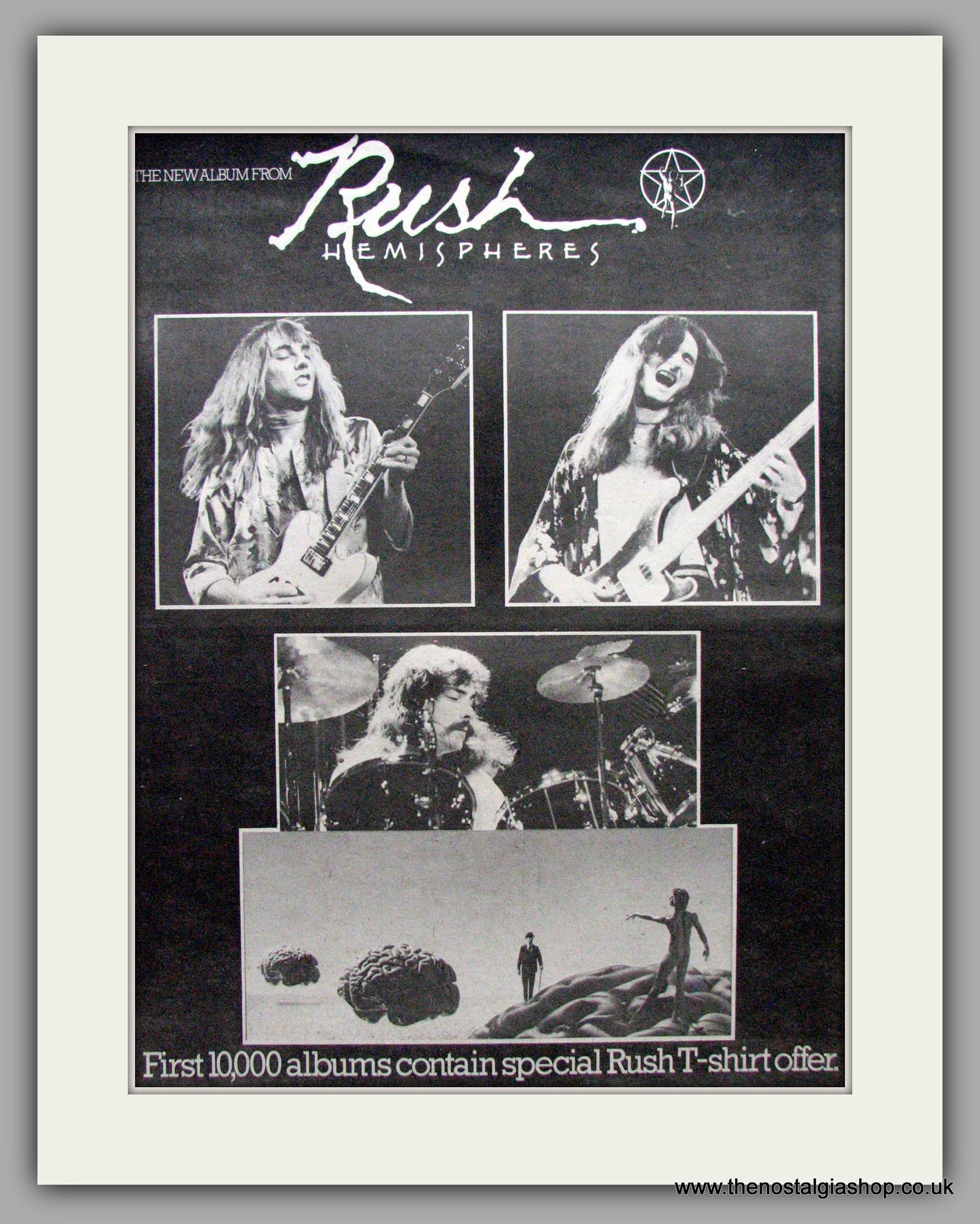 Rush. Hemispheres. Vintage Advert 1978 (ref AD9551)