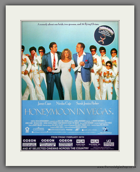 Honeymoon In Vegas. 1993 Original Advert (ref AD54931)