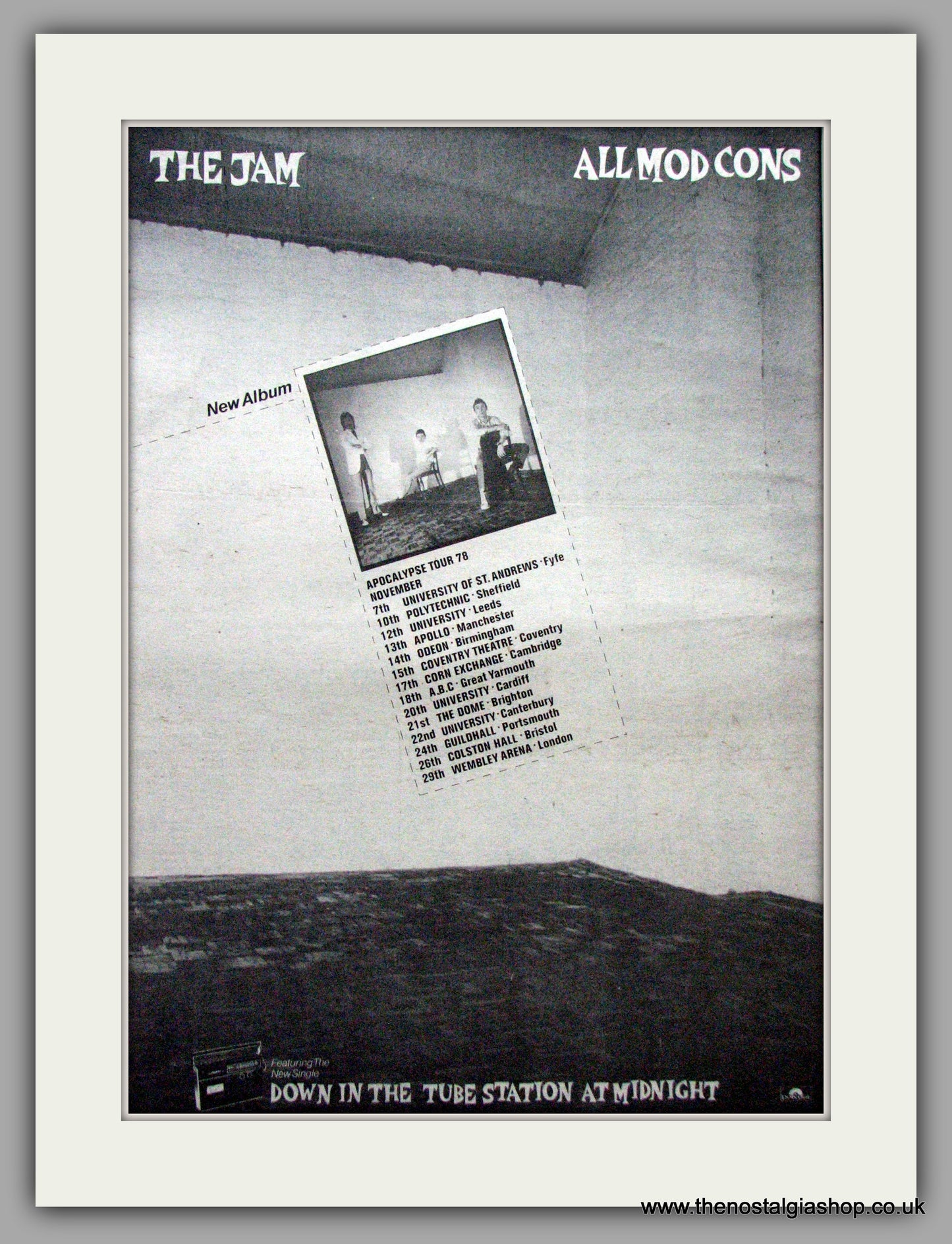 Jam (The) All Mod Cons. Vintage Advert 1978 (ref AD9557)