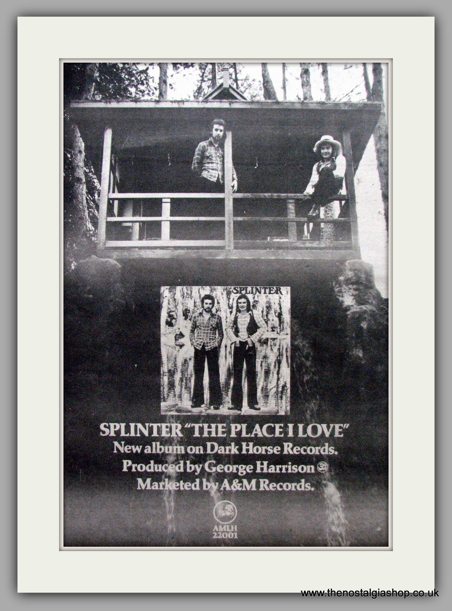 Splinter. The Place I Love. Vintage Advert 1974 (ref AD9562)