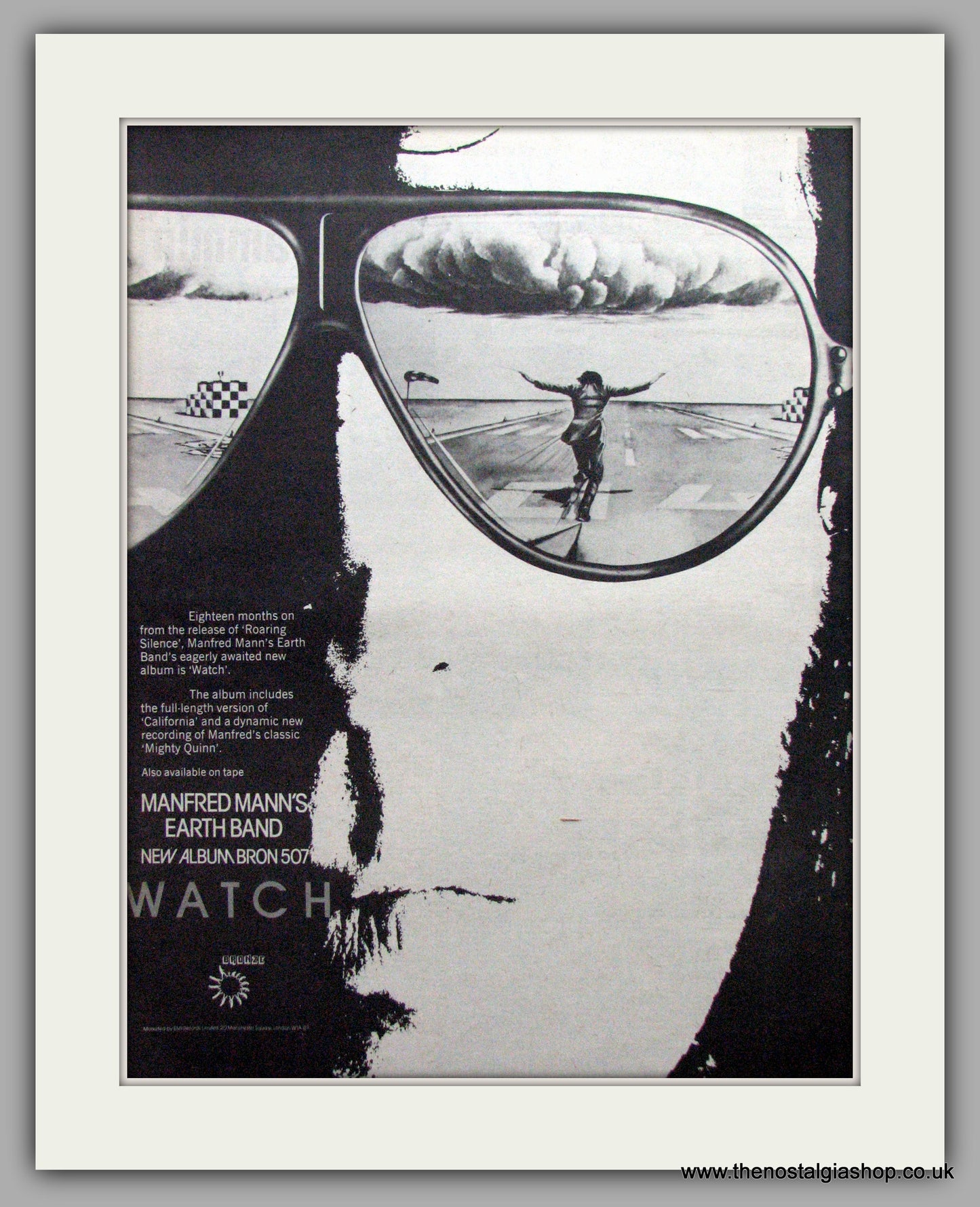 Manfred Mann's Earth Band. Watch. Vintage Advert 1978 (ref AD9565)