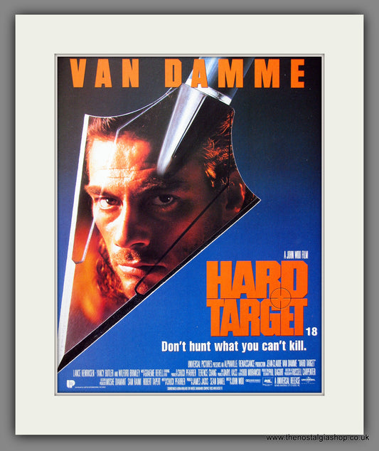 Hard Target. 1993 Original Advert (ref AD54942)