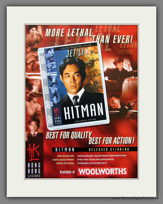 Hitman. 2000 Original Advert (ref AD54950)