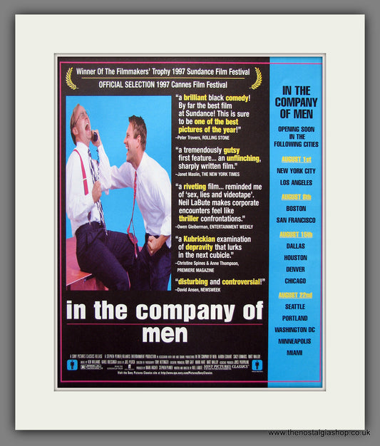 In The Company Of Men. 1997 Original Advert (ref AD54957)