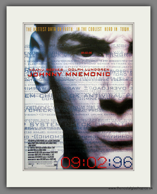 Johnny Mnemonic. 1996 Original Advert (ref AD54975)