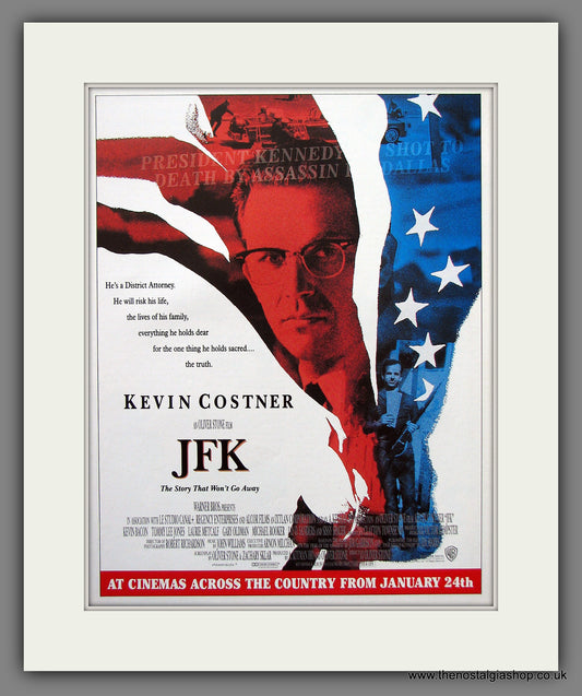 JFK. 1992 Original Advert (ref AD54977)