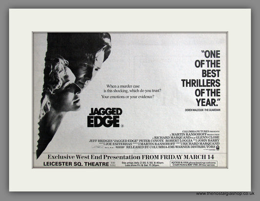 Jagged Edge. 1995 Original Advert (ref AD54982)