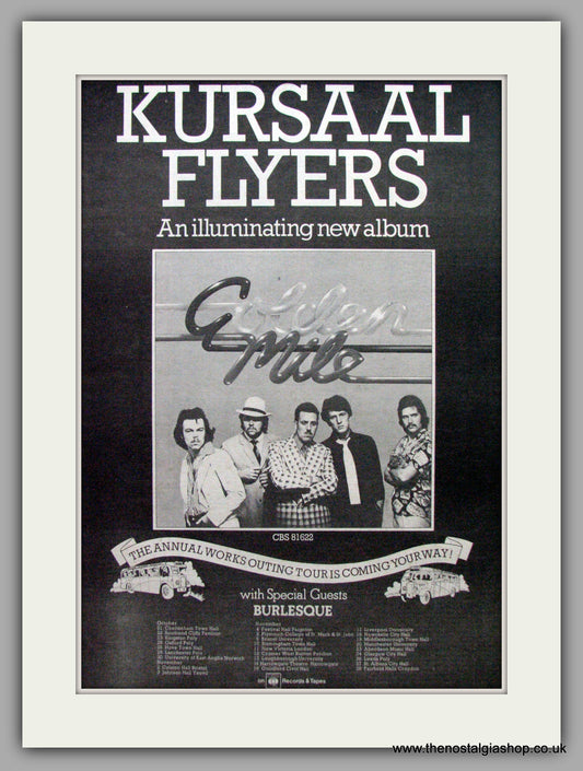 Kursaal Flyers. Golden Mile. Vintage Advert 1976 (ref AD9635)