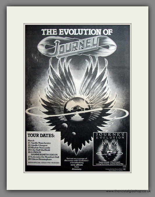 Journey, Evolution. UK Tour. Original Advert 1979 (ref AD12311)
