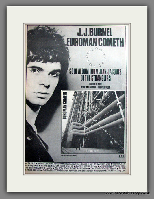 J.J. Burnel. Euroman Cometh. Original Advert 1979 (ref AD12392)