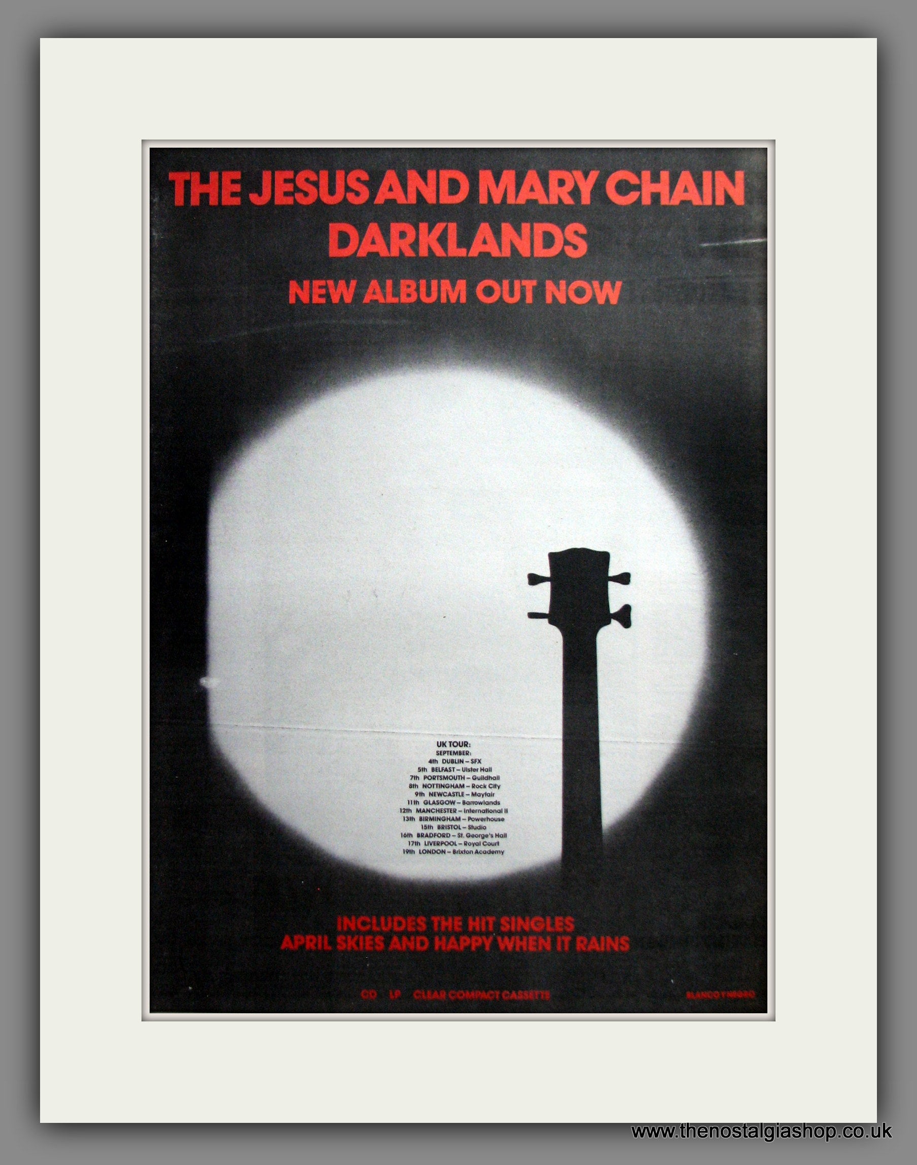 The Jesus and Mary Chain Darklands LP