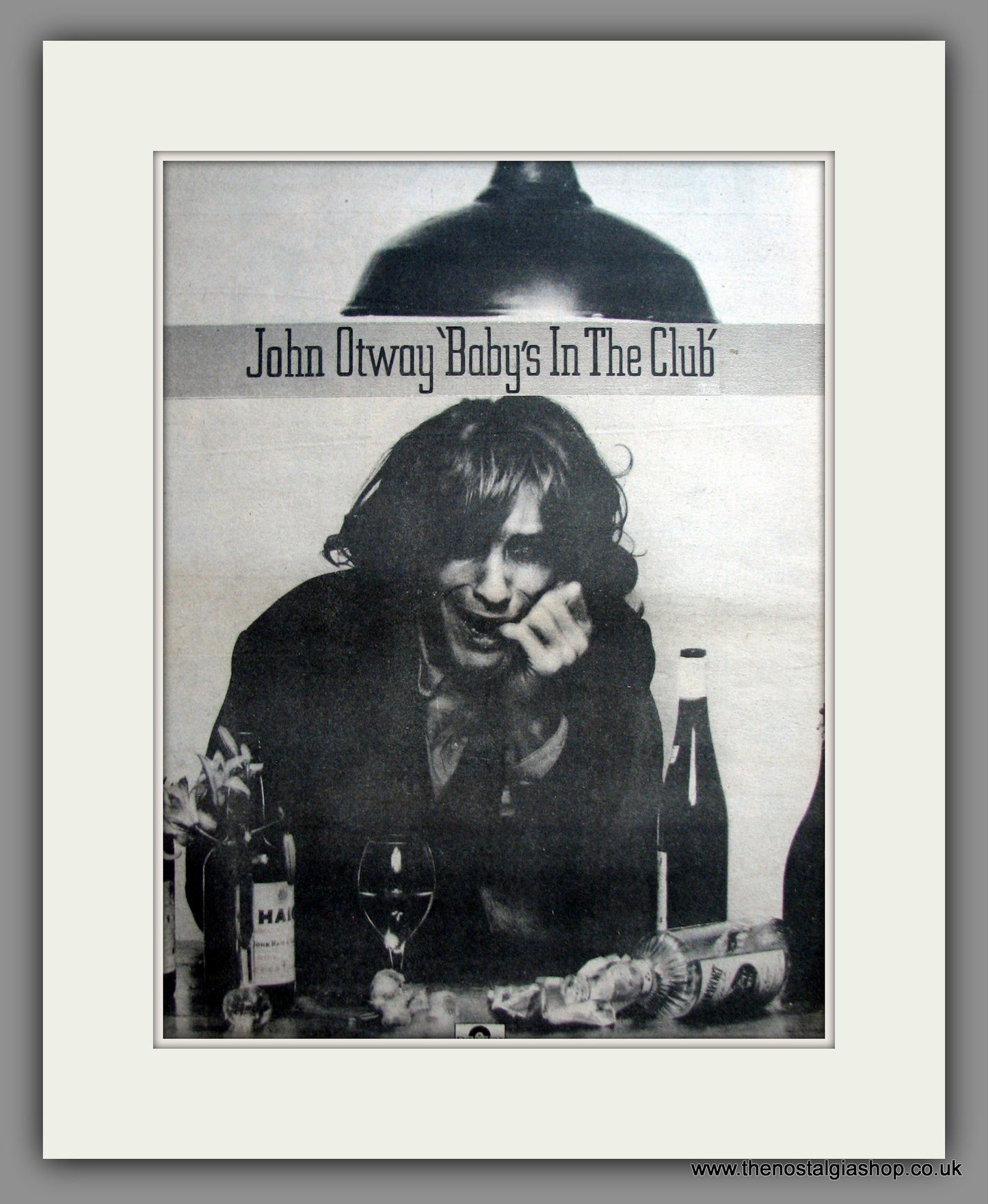 John Otway Baby's In The Club. Original Advert 1978 (ref AD12464)