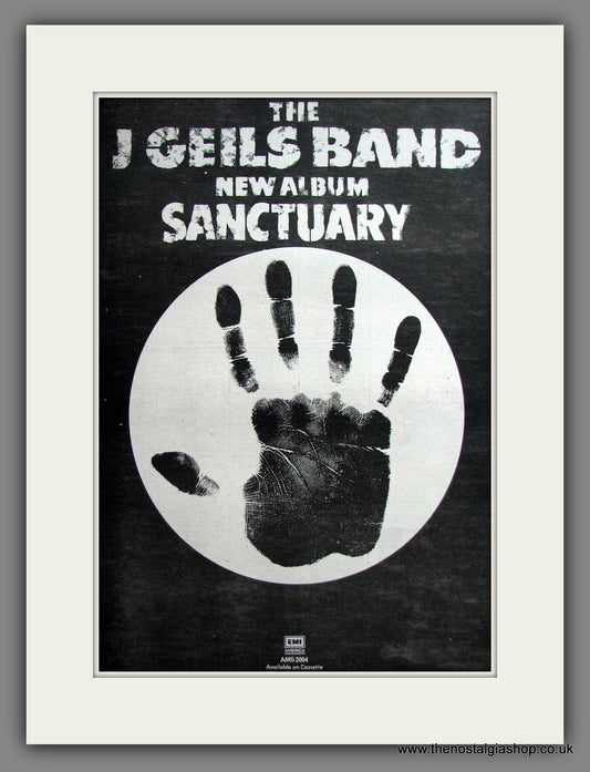 J.Geils Band (The) Sanctuary. Original Advert 1979 (ref AD12489)