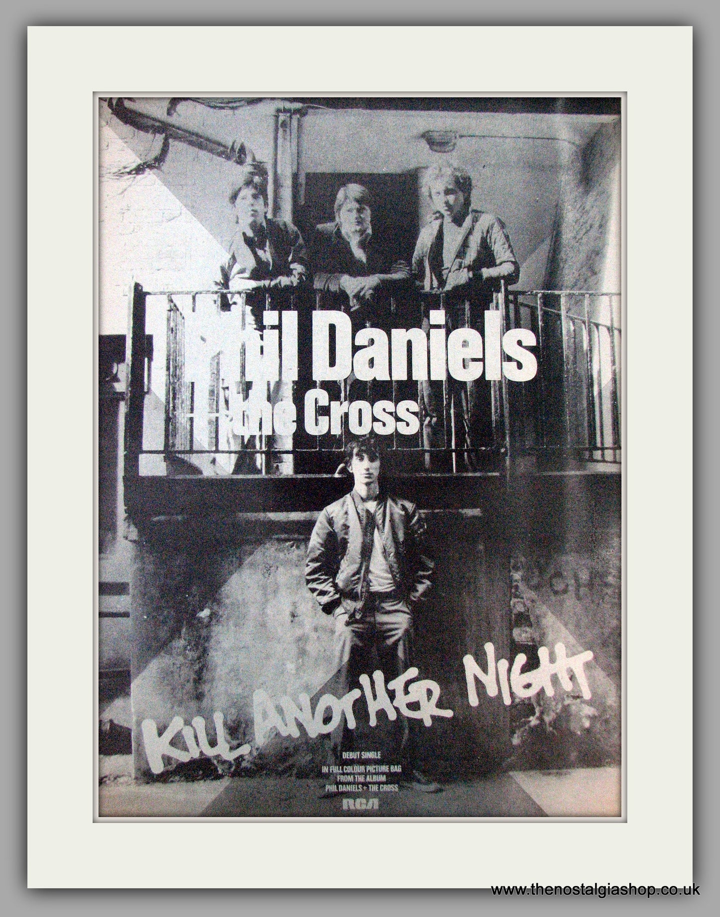 Phil Daniels & The Cross. Kill Another Night. Vintage Advert 1979 (ref AD9718)