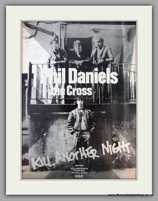 Phil Daniels & The Cross. Kill Another Night. Vintage Advert 1979 (ref AD9718)