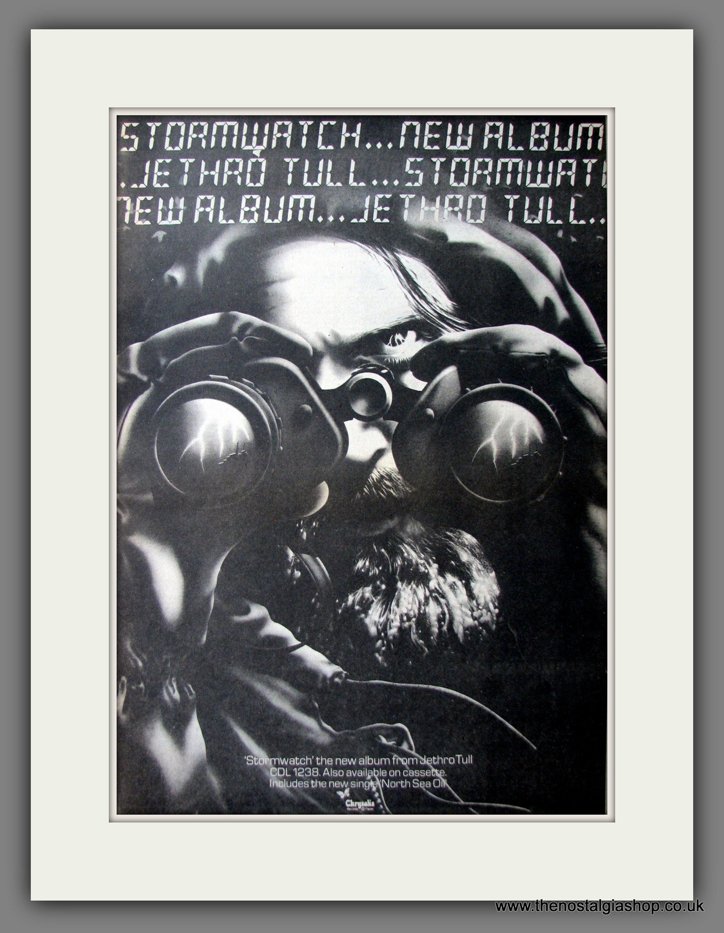 Jethro Tull Stormwatch. Original Advert 1979 (ref AD12567)