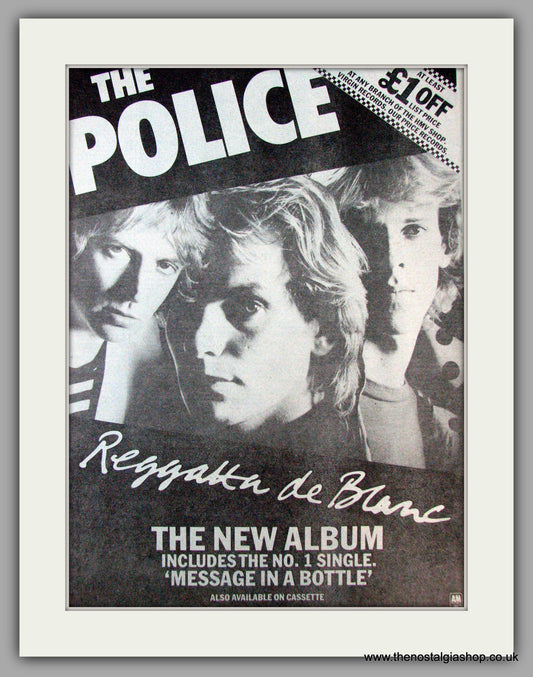 Police (The) Reggatta De Blanc. Vintage Advert 1979 (ref AD9758)
