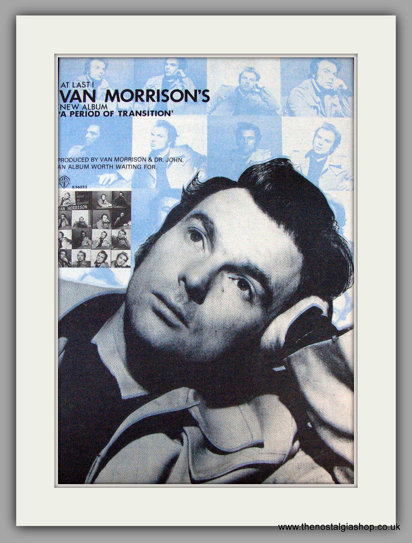 Van Morrison. A Period of Transition. Original Advert 1977 (ref AD9116)